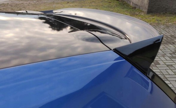 Китай AC-S0055 Лоток спойлер Volkswagen Scirocco 2008-2014 чорний глянець Style 1