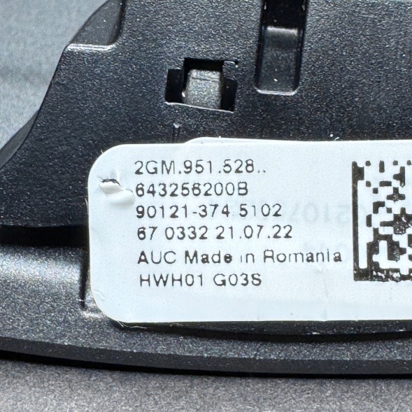 Volkswagen OE 2GM951527 9B9, 2GM9515279B9, 2GM 951 527 9B9, 2GM951528 9B9, 2GM9 VW Golf 8 GTI R Passat Tiguan Arteon T-Roc Поло лопатки перемикання передач