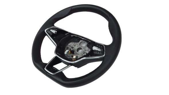 Skoda OE KIEROWNICA SKODA OCTAVIA IV RS VRS SUPERB KODIAQ GRZANA ŚCIĘTA ŁOPATKI Кермо Skoda Octavia IV VRS RS Superb Kodiaq З ПІДІГРІВОМ Пелюстки 5E3419093AR