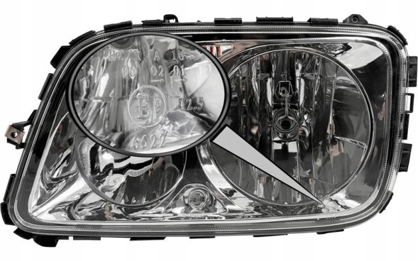 Lamiro 199-004 MERCEDES ACTROS MP3 ФА ЛІВА РЕГ. електричний