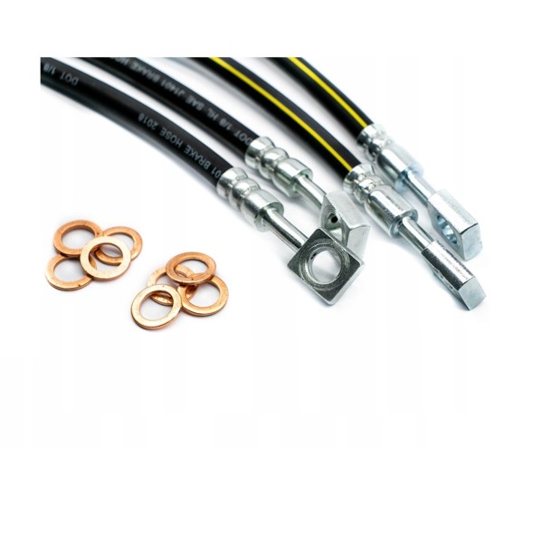 PiterParts 1127013000 Przewody hamulcowe miedziane elastyczne przód tył OPEL Signum Мідні гальмівні трубки гнучкі OPEL Signum передні задні комплект PL ISO