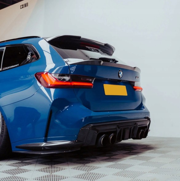 Китай T-387 Карбоновий Спойлер Кришки Багажника BMW M3 G81 SQ Style 2022+