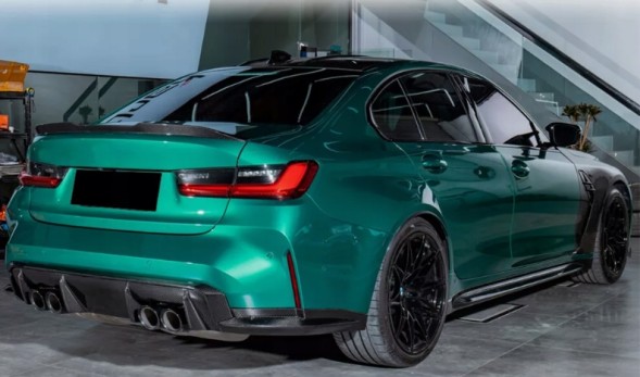 Китай 85743270341 КАРБОНОВІ НАКЛАДКИ ЗАДНІ БІЧНІ ДИФУЗОР СПОЙЛЕР OEM STYLE BMW G80 G81