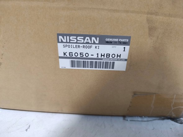 Nissan OE K6050-1HB0H MICRA K13 СПОЙЛЕР ЗАСЛІНКИ БАГАЖНИКА NISSAN MICRA K13 K6050-1HB0H