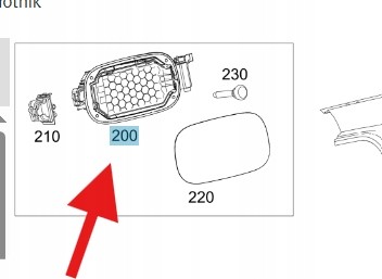 Mercedes-Benz OE КРИШКА БАКА ПАЛИВА MERCEDES GLC W253 OEM/OE A2536305802