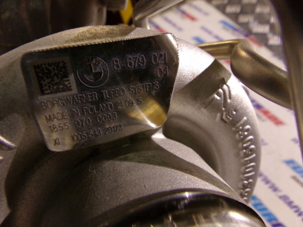 BMW OE 7934386 8679021 NOWA / ORG Турбокомпресор BMW G05 G06 G11 G15 G30 G32 B58 8679021 / Як новий, після 0 км пробігу!