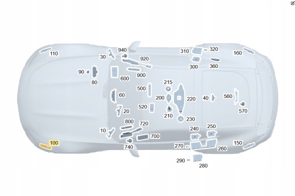 Mercedes-Benz OE МЕРСЕДЕС БЕНЗ W206 ПРИЙМАЧ A0009052720