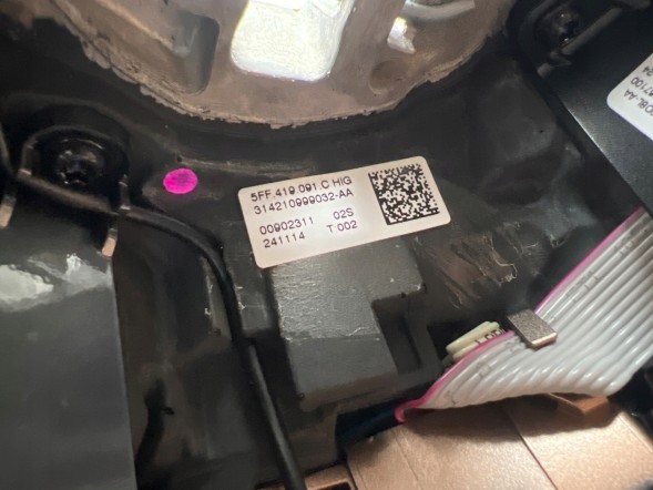 Cupra OE 5FF419091C, DWP542876OE Спортивне кермо з підігрівом ACC, пелюстками Cupra Formentor Leon 5FF419091F