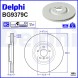 Delphi BG9379C Гальмівний диск передній лівий delphi