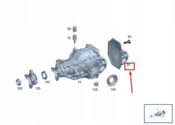 Mercedes-Benz OE A223351050064 MERCEDES-BENZ S W223 КРИШКА ЗАДНЬОГО МОСТА A2233510500