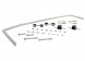 Китай WL-BWR19Z-13729 СТАБІЛІЗАТОР 20MM 3 ТОЧКОВИЙ VW POLO MK4 (TYPE 9N AND 9N3) WHITELINE