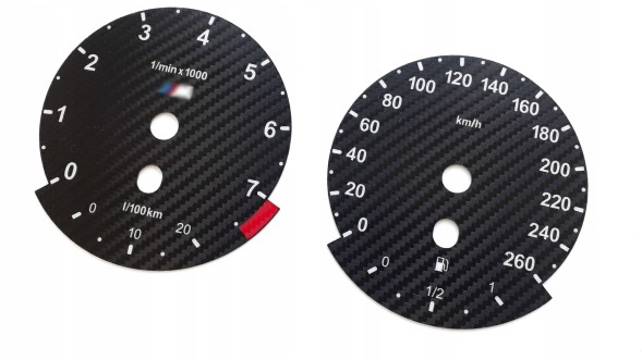 Moman 0089688082300 BMW E90 E93 циферблати спідометра заміна Carbon Cstm