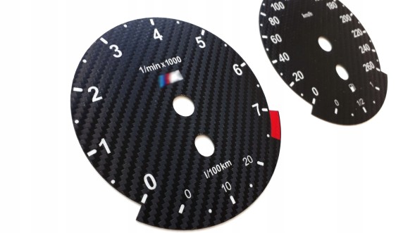 Moman 0089688082300 BMW E90 E93 циферблати спідометра заміна Carbon Cstm