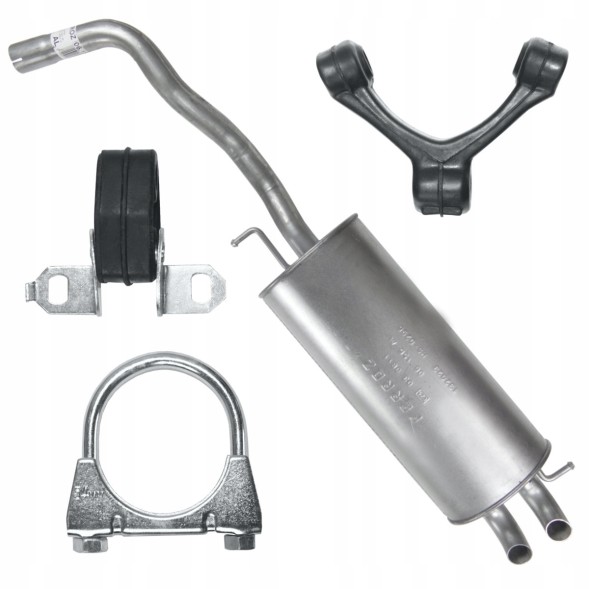 Ferroz ADMT-C4N1M2Y Кінцевий глушник audi a3 8l 1.8 96-03 хетчбек