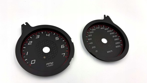 Moman 0089688097168 Dodge CHARGER кільця спідометра заміна циферблатів 180MPH на 300 км/год авто з США