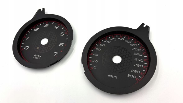 Moman 0089688097168 Dodge CHARGER кільця спідометра заміна циферблатів 180MPH на 300 км/год авто з США