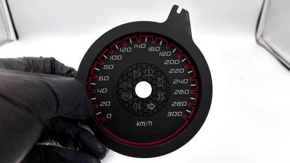 Moman 0089688097168 Dodge CHARGER кільця спідометра заміна циферблатів 180MPH на 300 км/год авто з США
