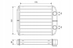 Valeo 811582 Обігрівач 811582 valeo dacia logan ii