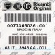 Fiat OE Кнопка Fiat OE 77366036
