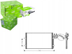 Valeo 818046 Valeo конденсатор кондиціонера ford focus 04-