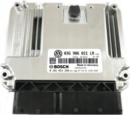 Bosch 03G906021LR 0281013260IMMO OFF Блок керування двигуном Bosch 03G906021LR IMMO OFF для VW Passat B6