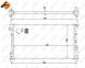 53713 NRF Радіатор охолодження двигуна