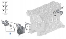 BMW OE 11517805811 Bmw oe термостат 11517805811 для м47n m57n m57n2 асо