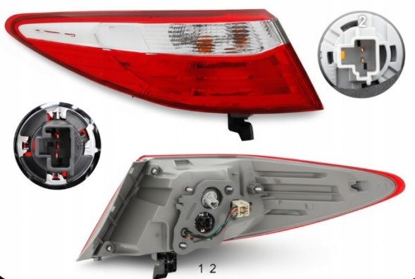 Polcar Lampa tylna PR 1szt. zewnętrzna Toyota CAMRY 09.11-07.17 81550-06640 Лампа задня pr 1шт. Зовнішня toyota camry 09.11-07.17 81550-06640