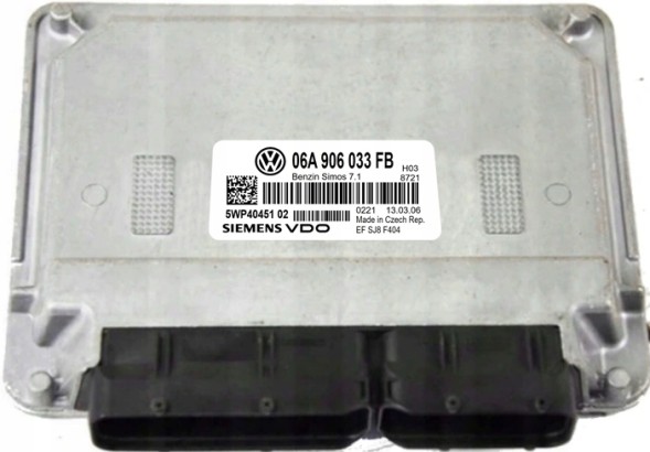 Skoda OE 06A906033FB 5WP4045102IMMO OFF КОМП'ЮТЕР ЕБУ SKODA 06A906033FB 5WP4045102 IMMO OFF