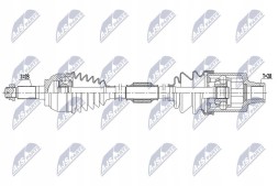 NTY NPW-MZ-064 Nty npw-mz-064 піввісь приводна передня права