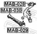 MAB 029 FEBEST Сайлентблок