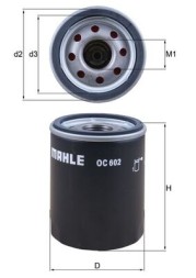 OC602 MAHLE ORIGINAL Фільтр оливи