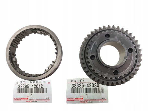 Toyota OE WB/33336-42030 + 33395-42012 Шестерня Toyota OE механічної 5-ступеневої коробки передач (європейська версія)