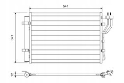 Valeo 822582 Конденсатор, кондиціонер valeo 822582