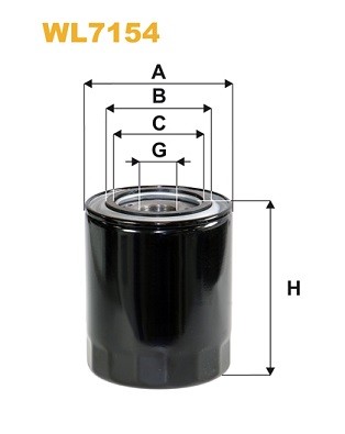 WL7154 WIX FILTERS Фільтр оливи