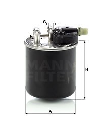WK 820 14 MANN FILTER Фільтр палива