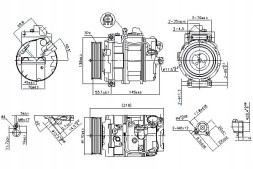 Nissens 890069 NIS/GIFT Компресор кондиціонера bmw 1 (e82) 1 (e88) 3 (e90) + помічник водія #31