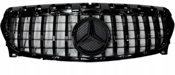 PELOPTICAR A1178809 + A0008880060 ГРИЛЬ АТРАПА PANAMERICANA ЗІРКА MERCEDES CLA C117 W117 17-19 ЛІФТ ЧОРНИЙ