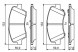 CHINA 0 986 494 712 + 0 986 479 A12 KIA CEE'D II (JD) Накладки + передні диски kia ceed cee'd 2 ii jd 280мм