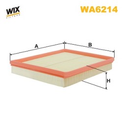 WA6214 WIX FILTERS Фільтр повітряний