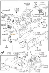 Mazda OE N3J120160 КЛАПАН КОЛЕКТОР SSV MAZDA RX-8 SE ОРИГ