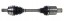 GSP 203679 Піввісь gsp mercedes c class w205 c205 a205 s205 4-matic 2013 - ліва