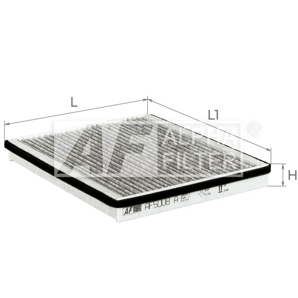 AF5008a ALPHA FILTER Фільтр салону