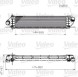 Valeo 818246 Охолоджувач повітря інтеркулер 818246 valeo ford