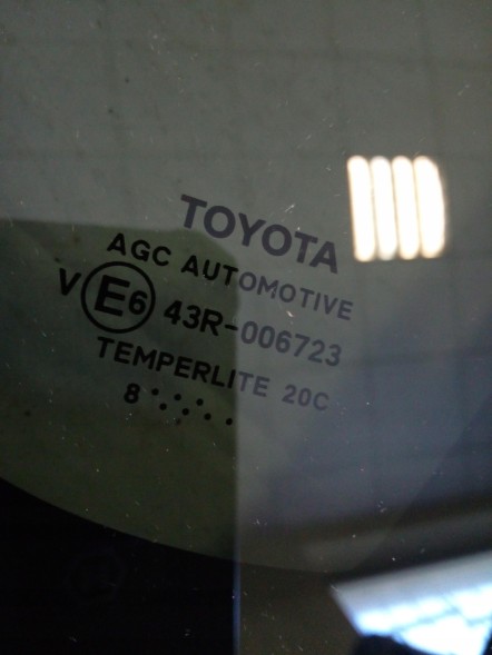 Toyota OE ТРИКУТНЕ ВІКНО TOYOTA AURIS HB II LIFT '2015-2018 ОРИГІНАЛ*