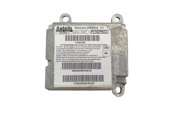 Peugeot OE 1372897080 626233900C 1383824080 FIAT FIORINO NEMO QUBO 1372897080 MODUŁ CENTRALKA AIR BAG PODUSZEK KOMPUTER OEM FIAT FIORINO NEMO QUBO 1372897080 БЛОК КЕРУВАННЯ AIRBAG ПОДУШОК БЕЗПЕКИ КОМП'ЮТЕР