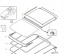 Volvo OE 32216220 Прокладка люка VOLVO XC60 II панорама 32216
