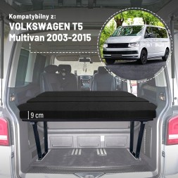 Omtec CHR-MFB-FB-T5 Похідне ліжко під багажник + розкладний матрац VW T5 MULTIVAN 2003-2015 р.в.
