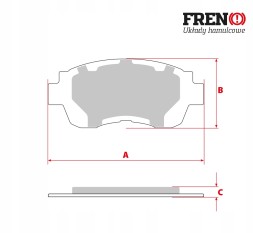 CHINA 2124500TH_XT Диски freno 300мм пофарбовані та колодки передні для mercedes vito 447 viano 639