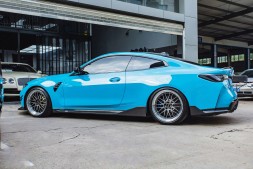 Китай 463587057 Накладки на пороги BMW M4 G82 G83 карбон